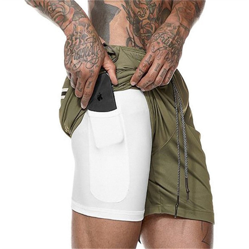 Shorts SS Pro - 2 em 1 Esportivo Camada Dupla