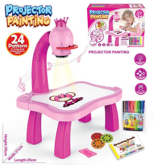 Magic Table Kidz - Mesa de Desenhos com Projetor - Smash Store