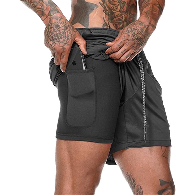 Shorts SS Pro - 2 em 1 Esportivo Camada Dupla