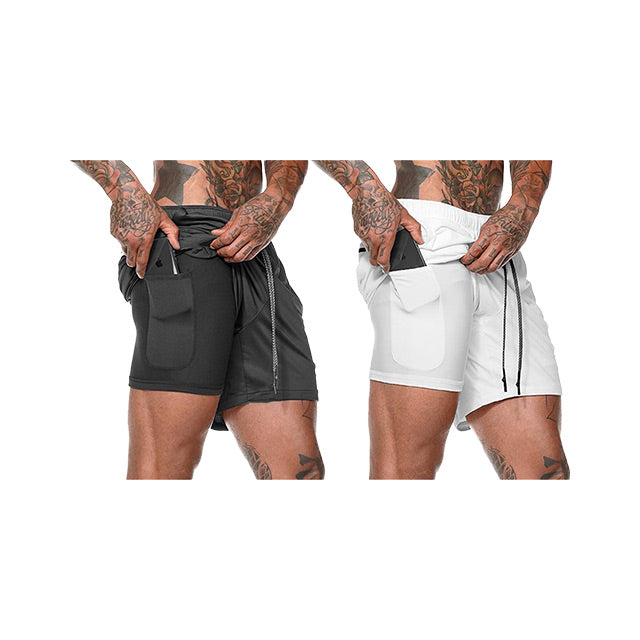 Shorts SS Pro - 2 em 1 Esportivo Camada Dupla