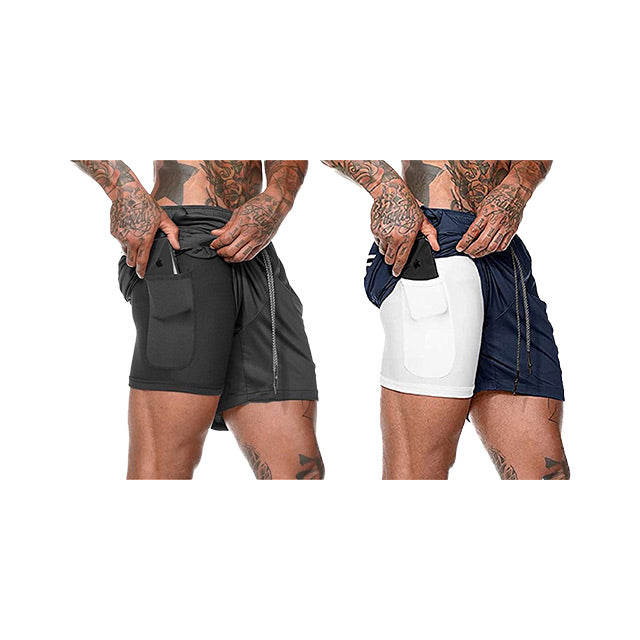 Shorts SS Pro - 2 em 1 Esportivo Camada Dupla