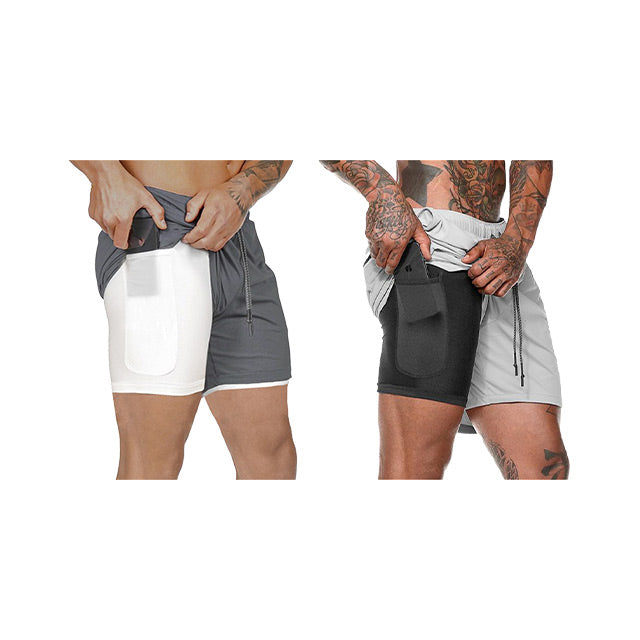 Shorts SS Pro - 2 em 1 Esportivo Camada Dupla