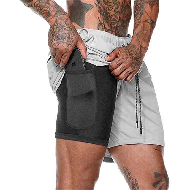 Shorts SS Pro - 2 em 1 Esportivo Camada Dupla