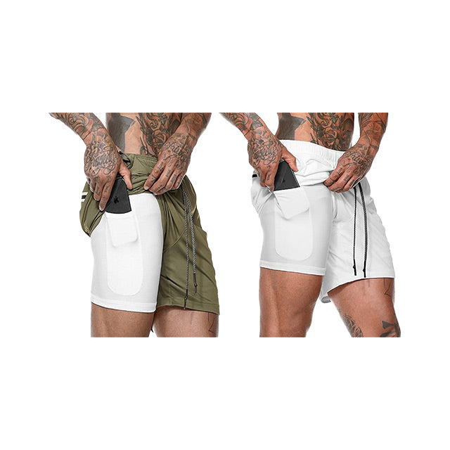 Shorts SS Pro - 2 em 1 Esportivo Camada Dupla