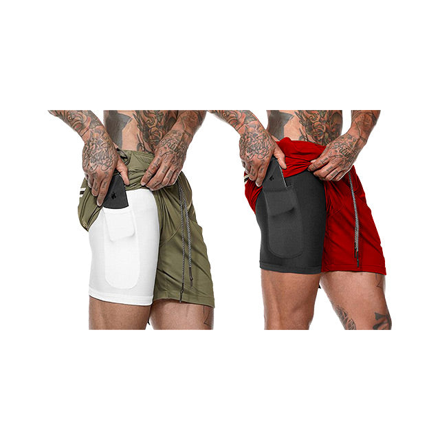 Shorts SS Pro - 2 em 1 Esportivo Camada Dupla